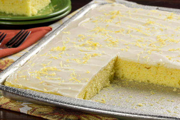 Lemon Sheet Cake Lemon Sheet Cake