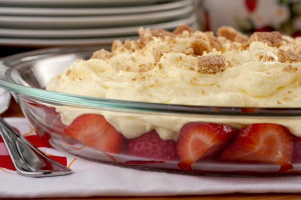 Upside Down Strawberry Cheesecake Upside Down Strawberry Cheesecake