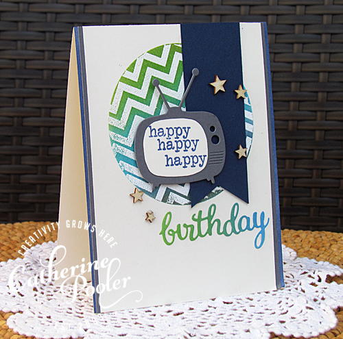 Resist Technique Birthday Card Resist Technique Birthday Card