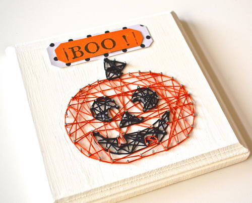 Happy Pumpkin String Art Happy Pumpkin String Art