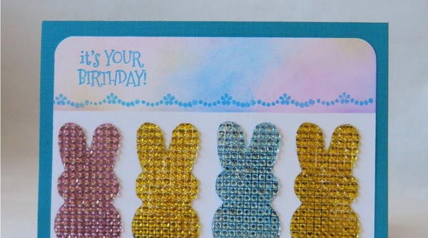 Hanging with My Peeps Birthday Bunny Card Hanging with My Peeps Birthday Bunny Card