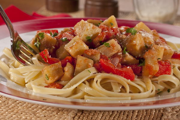 Eggplant Fettuccine Eggplant Fettuccine