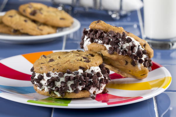 Chocolate Chip Ice Cream Sandwiches