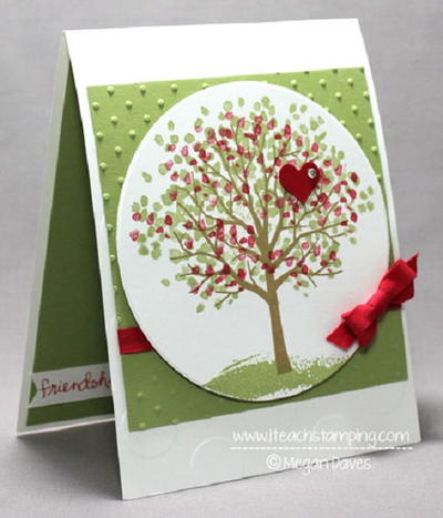 Green Tree Handmade Cards