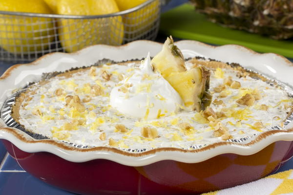 Frozen Pineapple-Lemon Pie