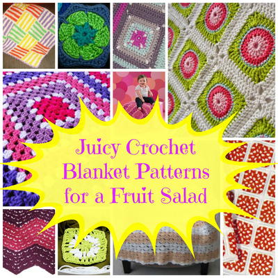 53 Juicy Crochet Blanket Patterns for a Fruit Salad