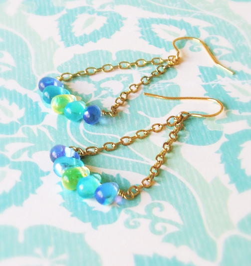 Briolette Trapeze Earrings Briolette Trapeze Earrings