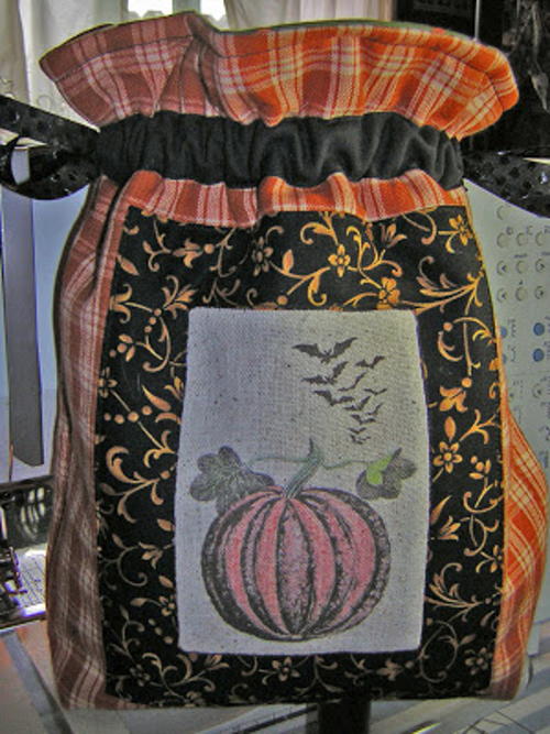 Quilted Drawstring Treat Bag Quilted Drawstring Treat Bag