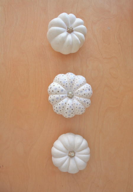 Mini Metallic Painted Pumpkins Mini Metallic Painted Pumpkins