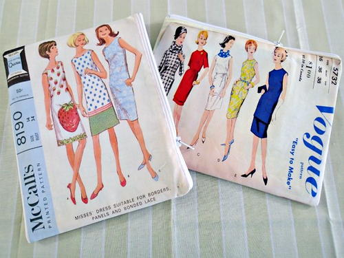 Vintage Patterns Sewing Clutch