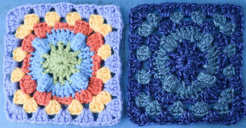 Mandala Popcorn Granny Square