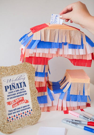 Pinata DIY Guest Book Pinata DIY Guest Book