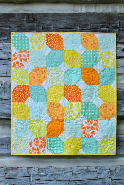 Citrus Mint Baby Quilt Citrus Mint Baby Quilt