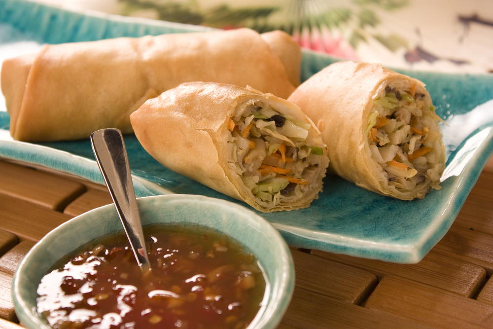 spring rolls egg recipe meat recipes roll mrfood chicken appetizers sensational appetizer wrappers own snack similar quick chinese tasty