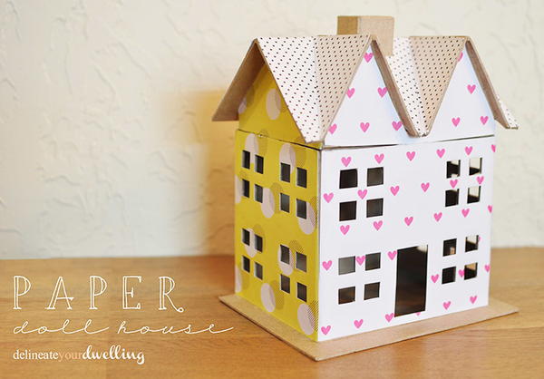 Scrapbook Paper Doll House Scrapbook Paper Doll House