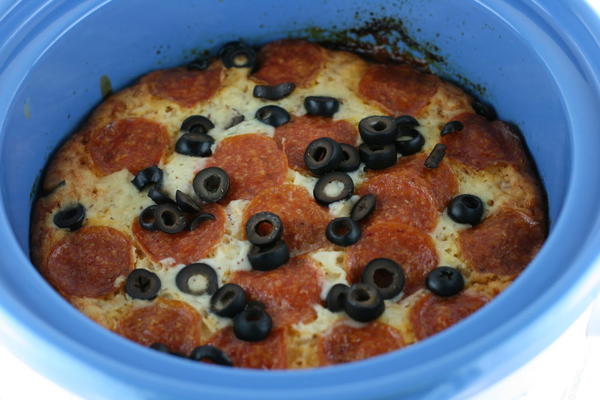 Slow Cooker Puffy Pizza Casserole Slow Cooker Puffy Pizza Casserole Recipe