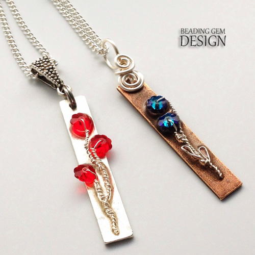 Twisted Wire and Flower Pendant Twisted Wire and Resin Flower Pendant Tutorial