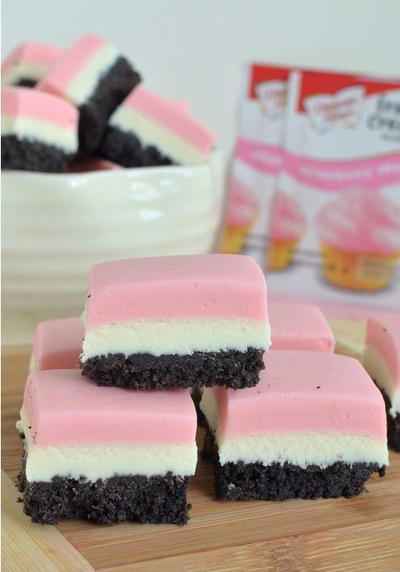 Cookie Crust Neapolitan Fudge Cookie Crust Neapolitan Fudge