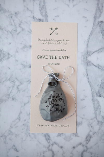 Balloon Save the Dates