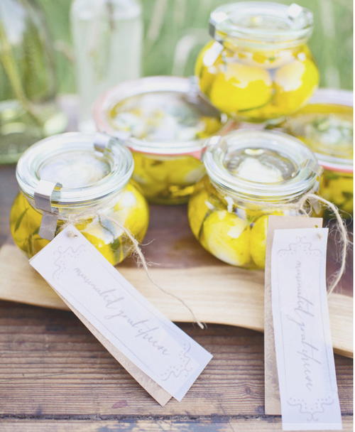 Marinated Goat Cheese Favors Marinated Goat Cheese Favors