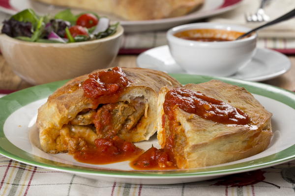 Meatball Calzone Meatball Calzone