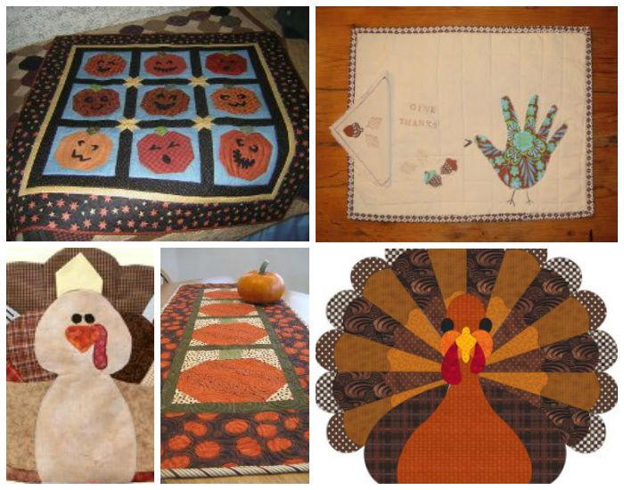 75 Thanksgiving Quilts Fantastic Fall Quilts and Turkey Appliques