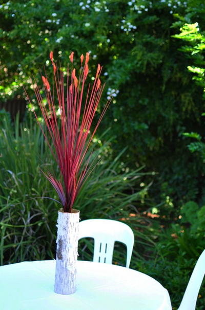 Fab Faux Birch Centerpieces