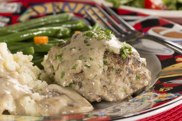 Fifties-Style Salisbury Steak Fifties-Style Salisbury Steak