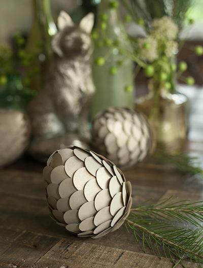 Paper Pine Cone Crafts
