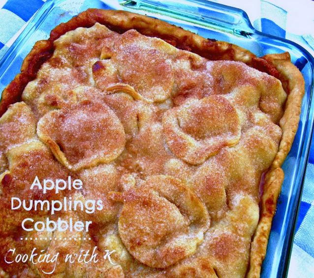 Triple Apple Dumplings Cobbler Triple Apple Dumplings Cobbler
