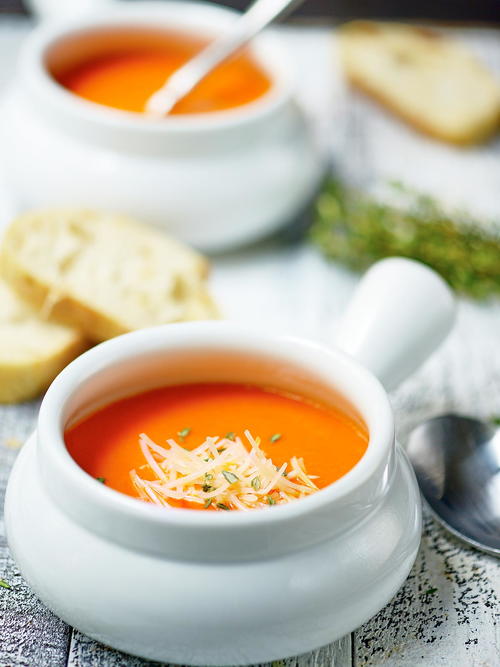 Creamy Roasted Red Pepper Soup