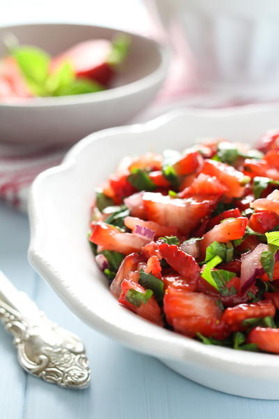 Herbed Strawberry Salsa