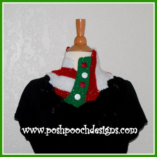 Christmas Candy Cowl