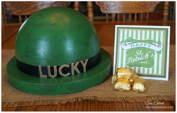 Lucky St. Patrick's Day Hat Centerpiece Lucky St Patricks Day Hat Centerpiece