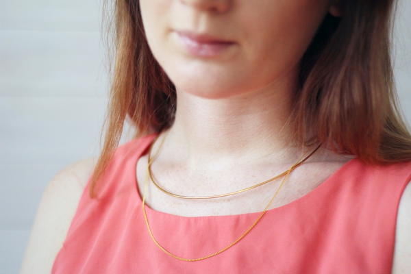 Collar and Chain DIY Necklace Collar and Chain DIY Necklace