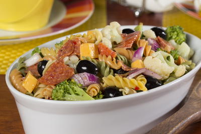 Garbage Pasta Salad