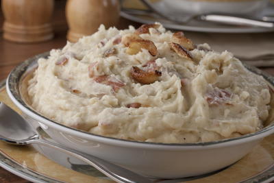 Garlic Baked "Smashed" Potatoes