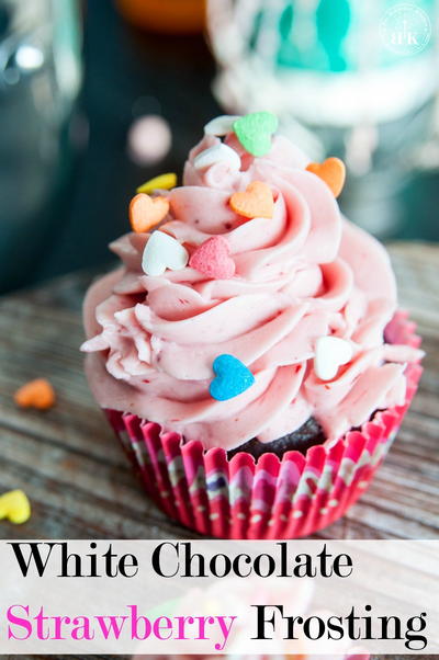 White Chocolate Strawberry Buttercream