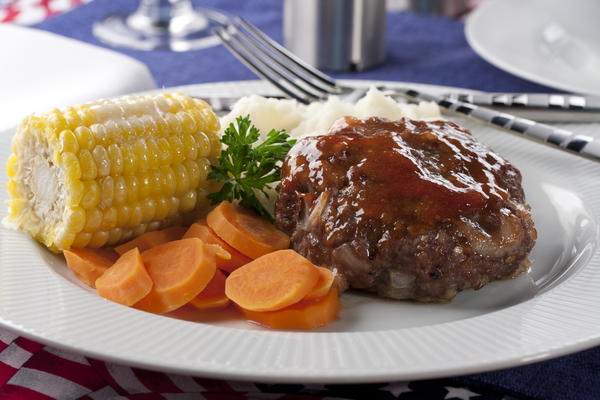 Glazed Meatloaf Cakes