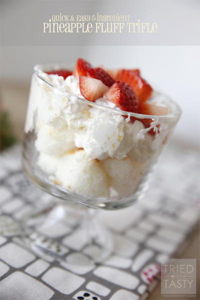 Pineapple Fluff Trifle 5 Ingredient Pineapple Fluff Trifle