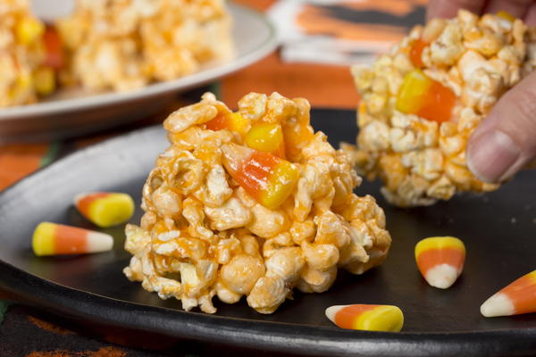 Candied Popcorn Balls Candied Popcorn Balls