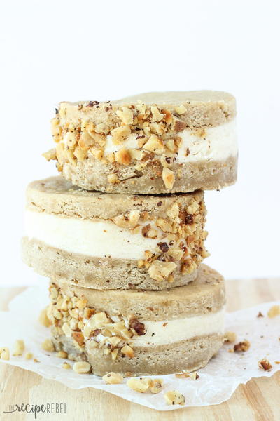 Maple Walnut Ice Cream Sandwiches Maple Walnut Ice Cream Sandwiches