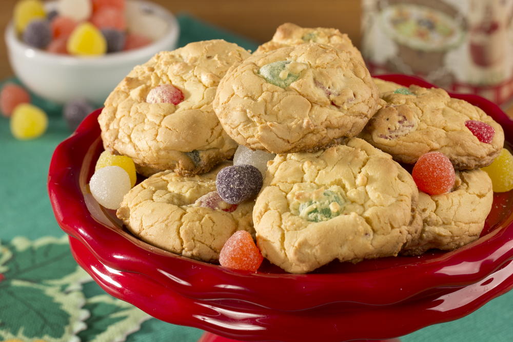 Gumdrop cookies cookie countdown christmas recipes food mrfood mr Gumdrop Cookies | MrFood.com