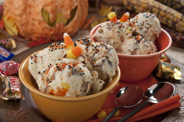 Halloween Leftover Ice Cream