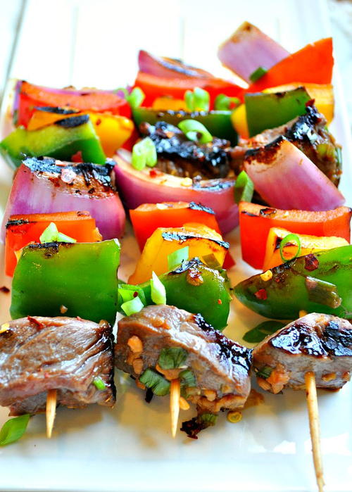 Korean Beef Kabobs Asian Beef Kabobs