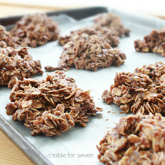 No Bake Peanut Butter Chocolate Oatmeal Cookies No Bake Peanut Butter Chocolate Oatmeal Cookies