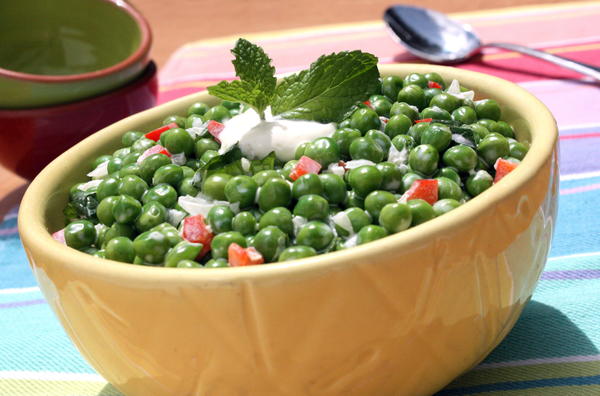 Minty Pea Salad Minty Pea Salad
