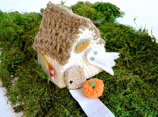 Miniature Crochet House