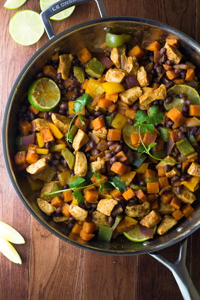 Chili-Lime Chicken & Sweet Potato Skillet Chili-Lime Chicken & Sweet Potato Skillet