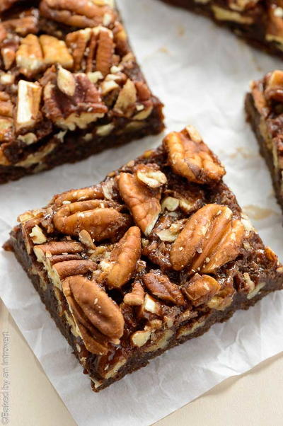 Chocolate Bourbon Pecan Bars Chocolate Bourbon Pecan Bars